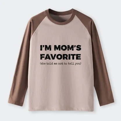 Tokyo-Tiger Mother's Day Jokes Raglan Long Sleeve T-shirt