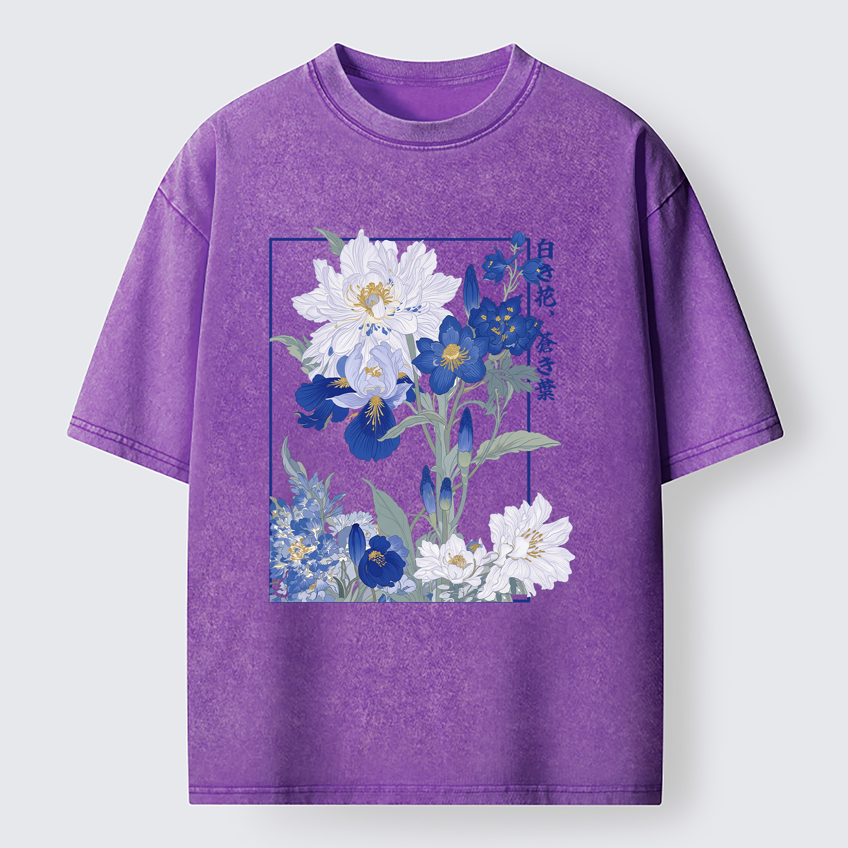 Tokyo-Tiger Blossoms Of The Firmament Washed T-Shirt