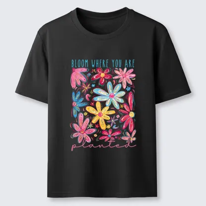 Tokyo-Tiger Positive Flower Vibe Classic T-Shirt