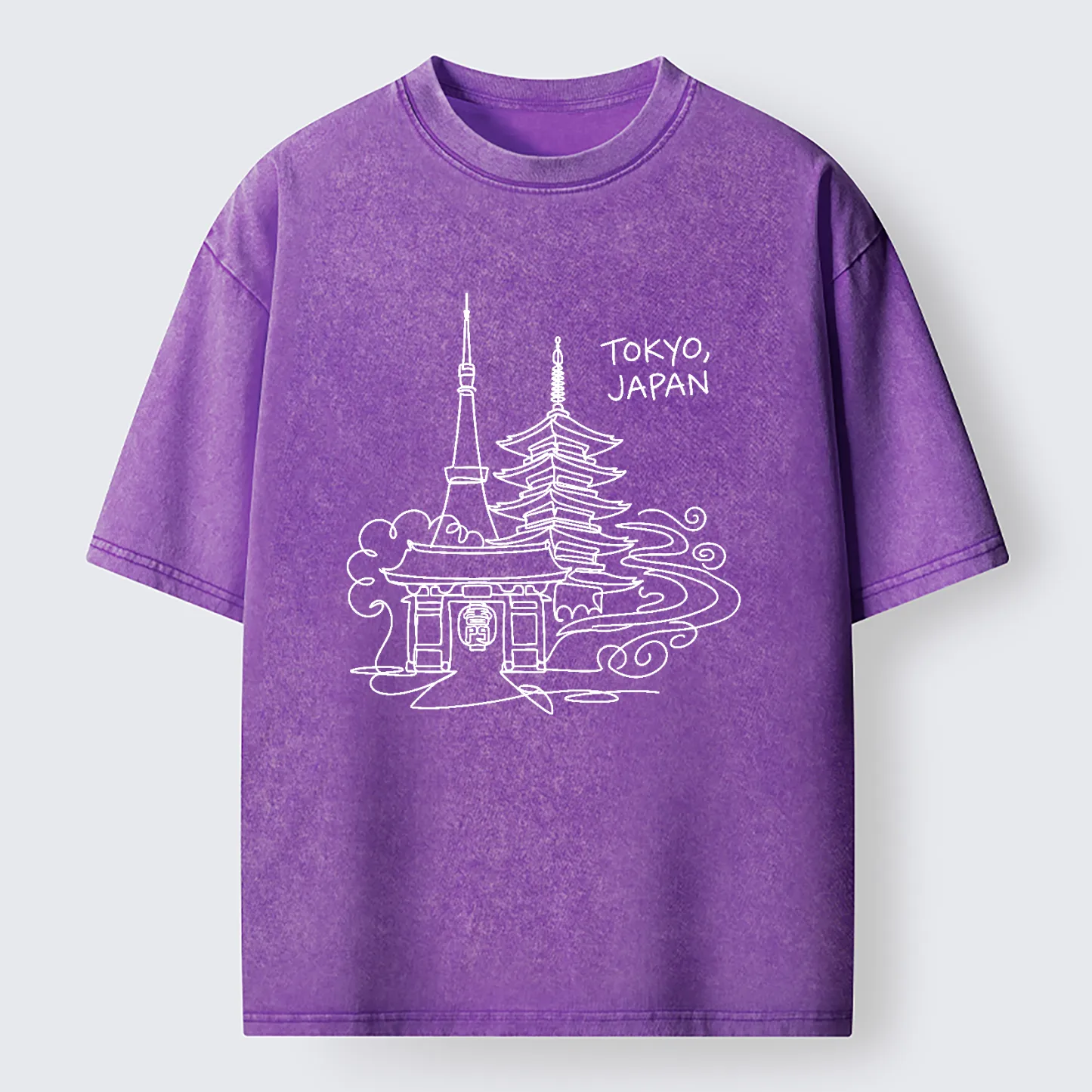 Tokyo-Tiger Tokyo Line Washed T-Shirt