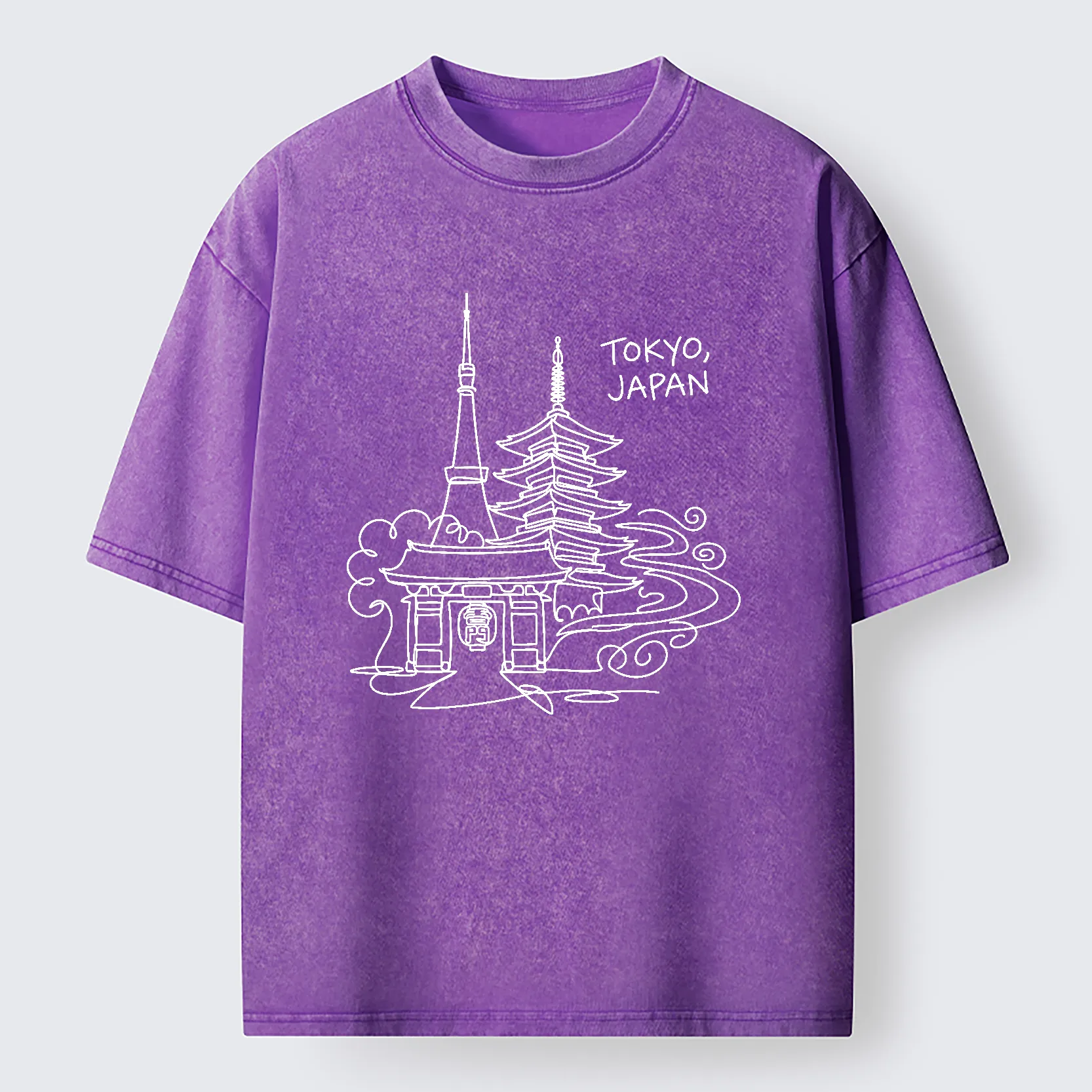 Tokyo-Tiger Tokyo Line Washed T-Shirt