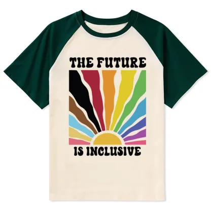 Tokyo-Tiger Pride Future Is Inclusive Raglan T-shirt