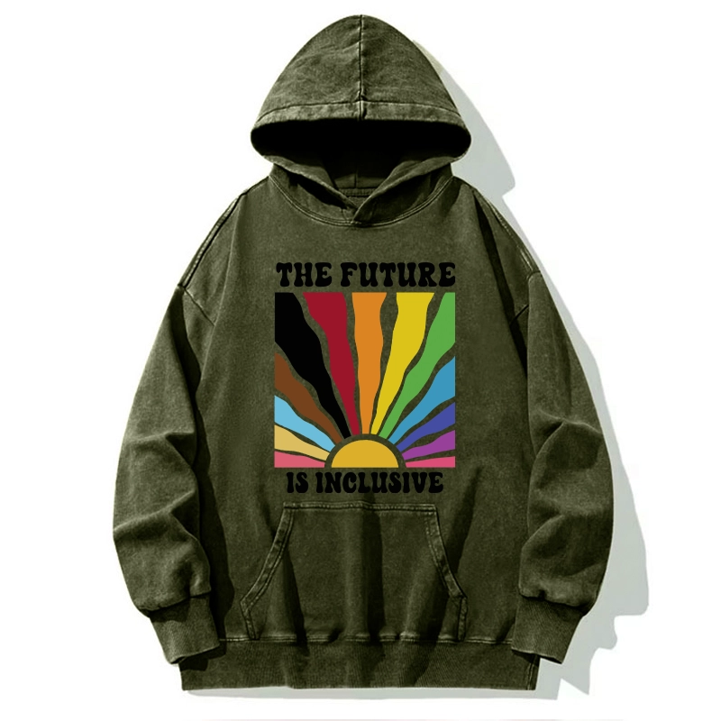 Tokyo-Tiger Pride Future Is Inclusive Washed Hoodie
