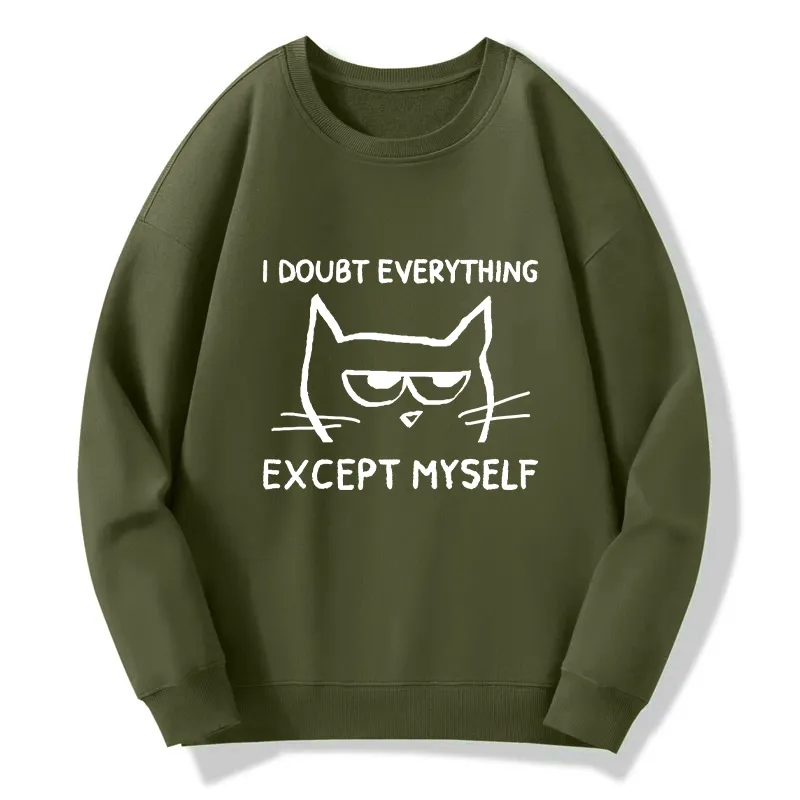 Tokyo-Tiger Confident Kitten Classic Sweatshirt