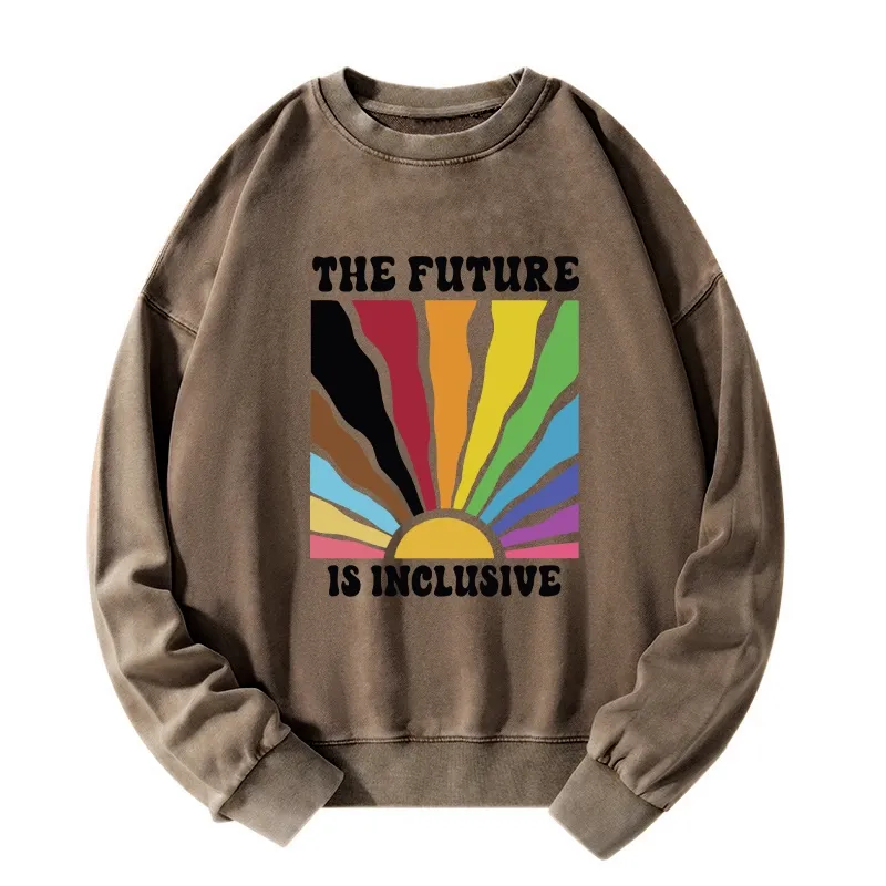 Tokyo-Tiger Pride Future Is Inclusive Washed Sweatshirt