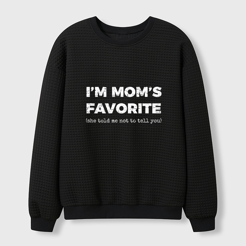 Tokyo-Tiger Mother's Day Jokes Waffle Sweatshirt