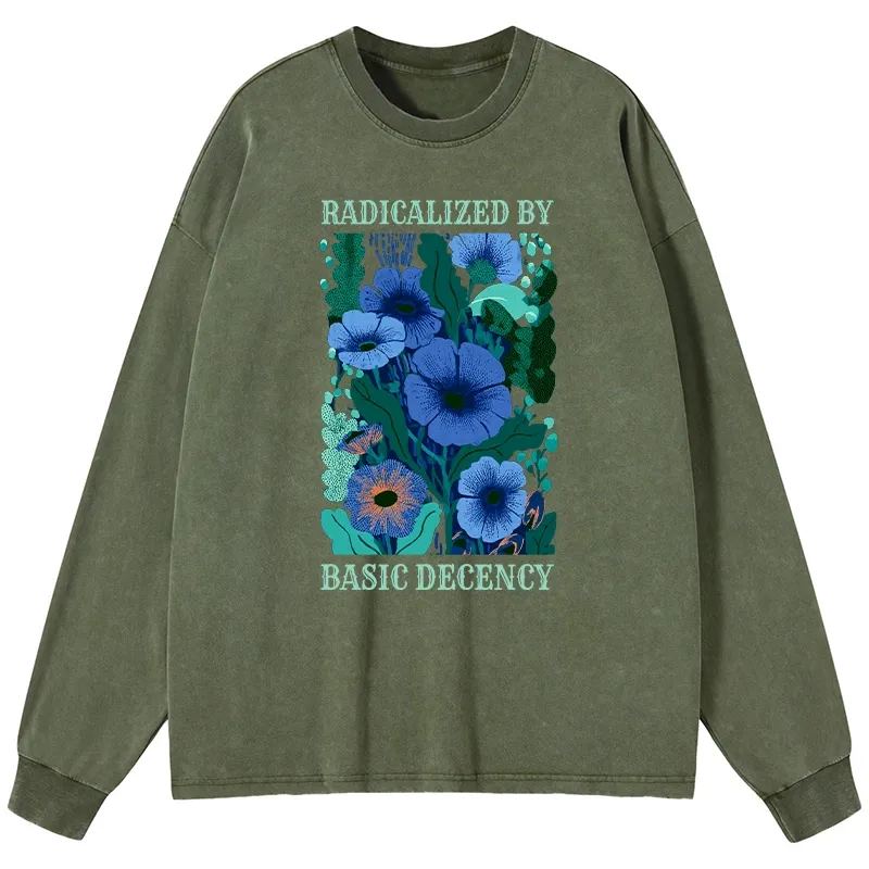 Tokyo-Tiger Pure Radicalism Washed Long Sleeve T-Shirt