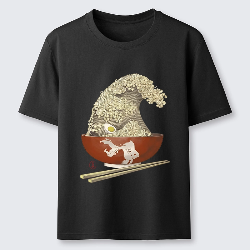 Tokyo-Tiger Kanagawa Noodle Wave Food Art Classic T-Shirt