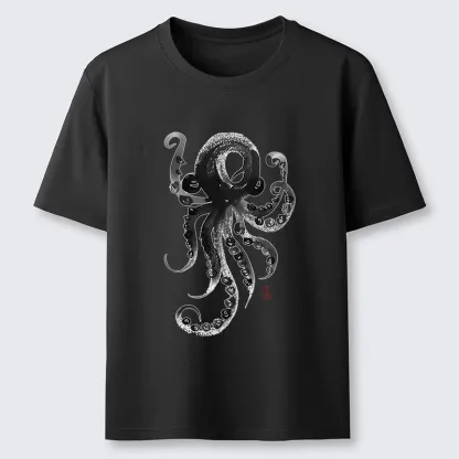 Tokyo-Tiger Japanese Ink Octopus Art Classic T-Shirt