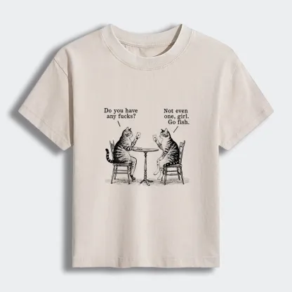 Tokyo-Tiger Cat Poker Night Women's Washed T-shirt