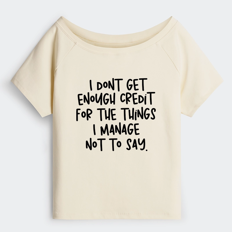 Tokyo-Tiger Saying No Is A Superpower Off Shoulder T-Shirt