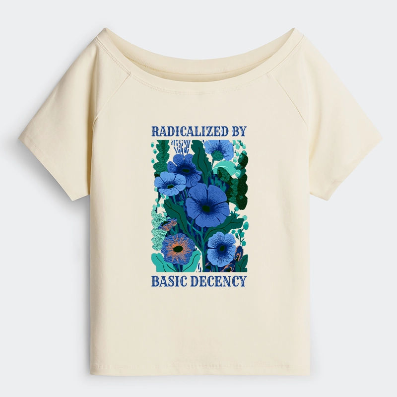 Tokyo-Tiger Pure Radicalism Off Shoulder T-Shirt