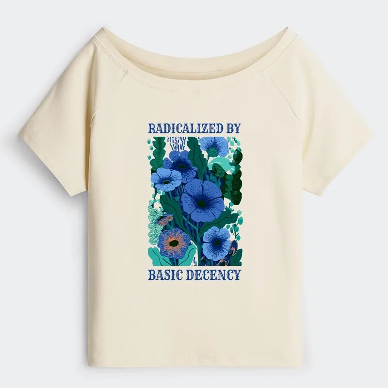 Tokyo-Tiger Pure Radicalism Off Shoulder T-Shirt