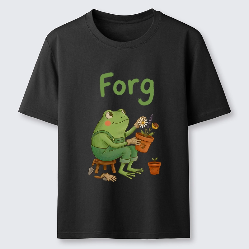 Tokyo-Tiger Cute Frog Gardening Meme Classic T-Shirt