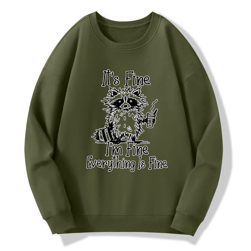 Tokyo-Tiger Raccoon Fine Meme Classic Sweatshirt