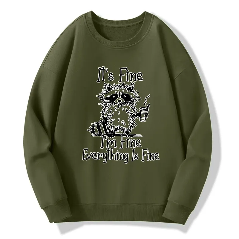 Tokyo-Tiger Raccoon Fine Meme Classic Sweatshirt