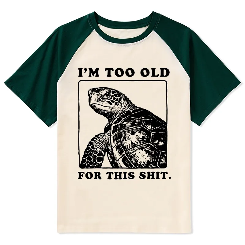 Tokyo-Tiger Turtle I Quit Meme Energy Raglan T-shirt Sale