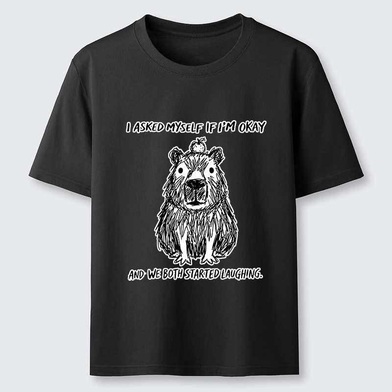 Tokyo-Tiger The Line Capybara：I Asked Myself If I'm Okay Classic T-Shirt