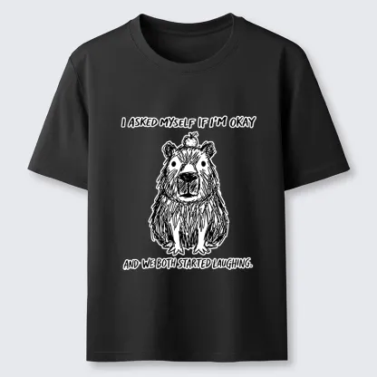 Tokyo-Tiger The Line Capybara：I Asked Myself If I'm Okay Classic T-Shirt