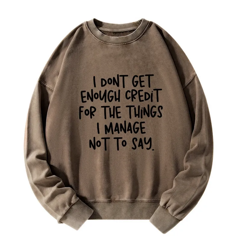 Tokyo-Tiger Saying No Is A Superpower Washed Sweatshirt
