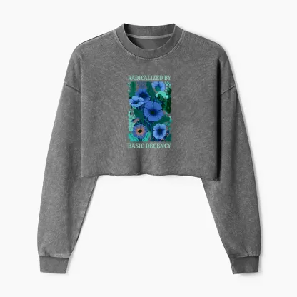 Tokyo-Tiger Pure Radicalism Washed Crop Sweatshirt