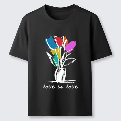 Tokyo-Tiger Pride Tulip Love Is Love Classic T-Shirt