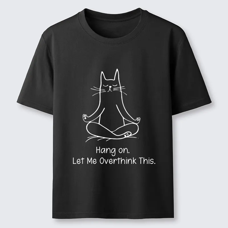 Tokyo-Tiger Meditating Cat Overthinking Vibe Classic T-Shirt