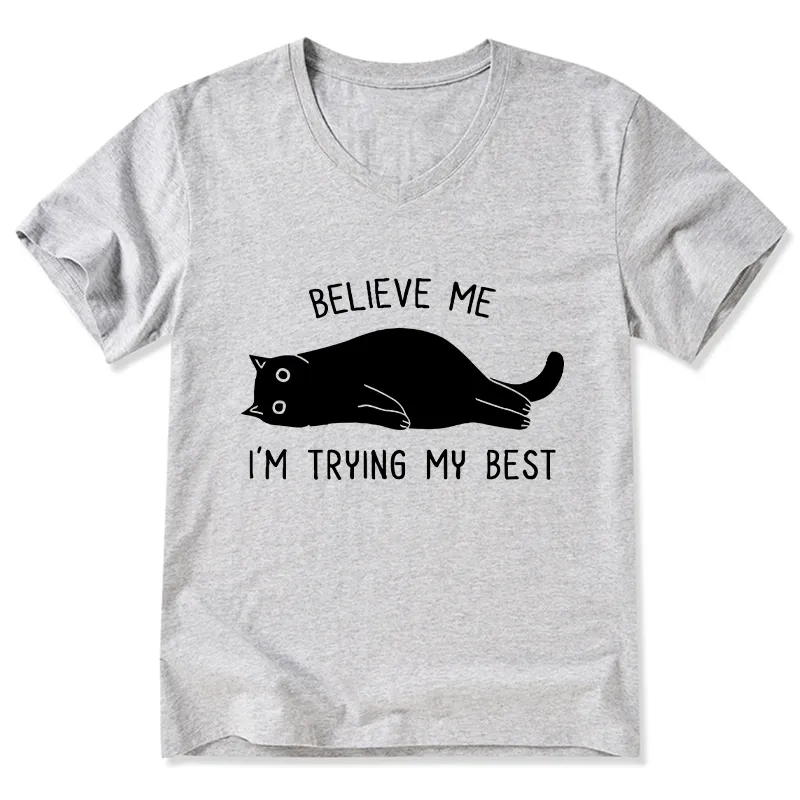 Tokyo-Tiger When Life Is Hard Nap First V-Neck Classic T-Shirt