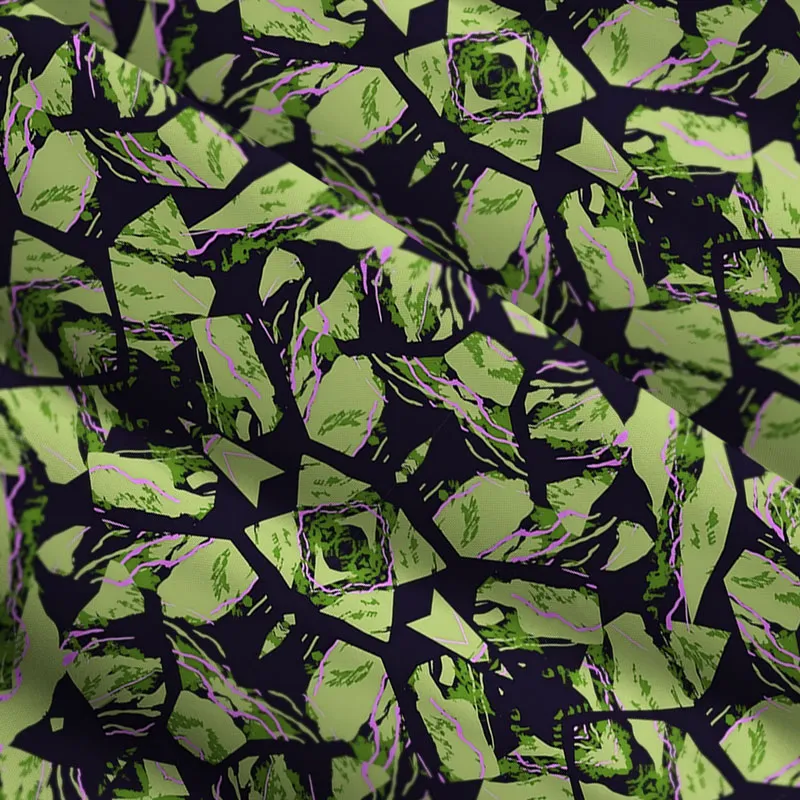 Tokyo-Tiger Geometric Art In The Forest Maxi Dress