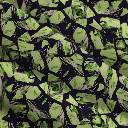 Tokyo-Tiger Geometric Art In The Forest Maxi Dress