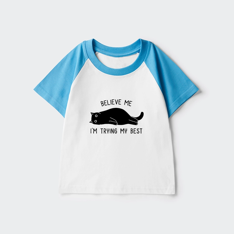 Tokyo-Tiger When Life Is Hard Nap First Kids Raglan T-shirt