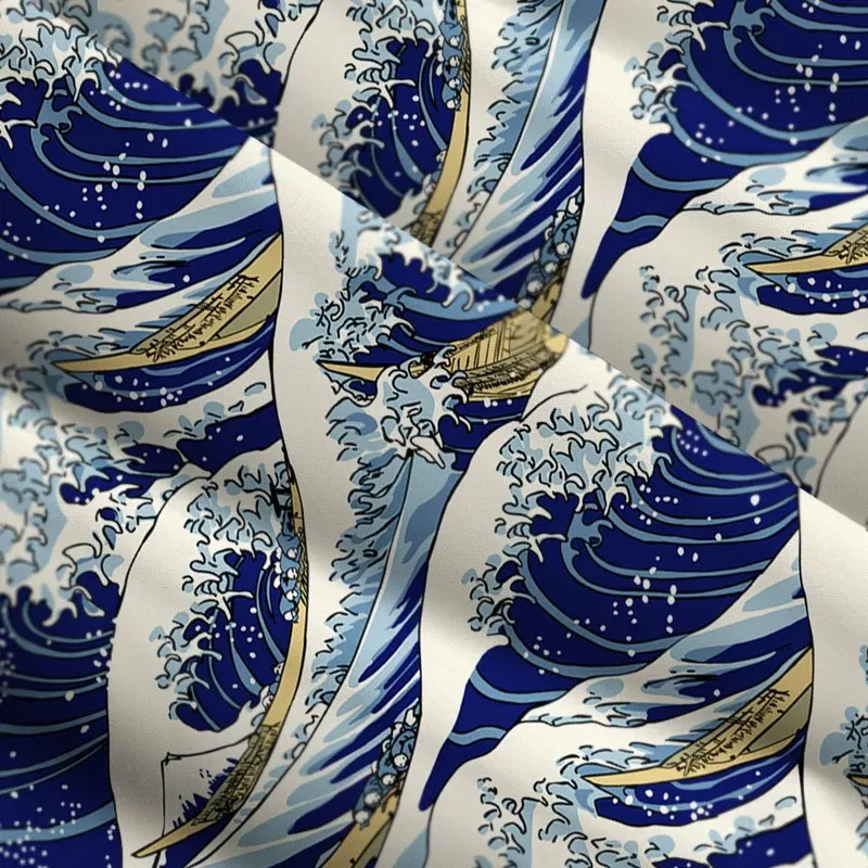 Tokyo-Tiger Japanese Great Wave Maxi Dress