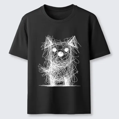 Tokyo-Tiger Scruffy Dog Chaos Art Classic T-Shirt