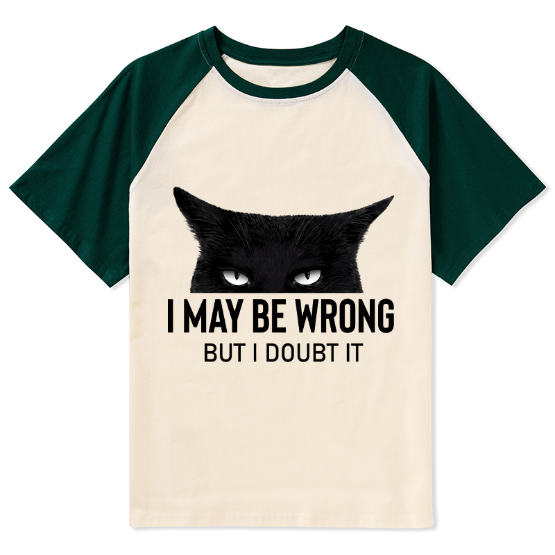 Tokyo-Tiger Confident Cat Attitude Meme Raglan T-shirt