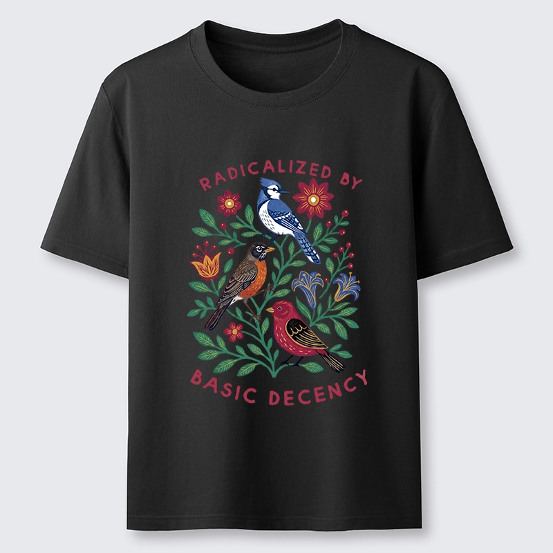 Tokyo-Tiger Birds Love Basic Decency Classic T-Shirt