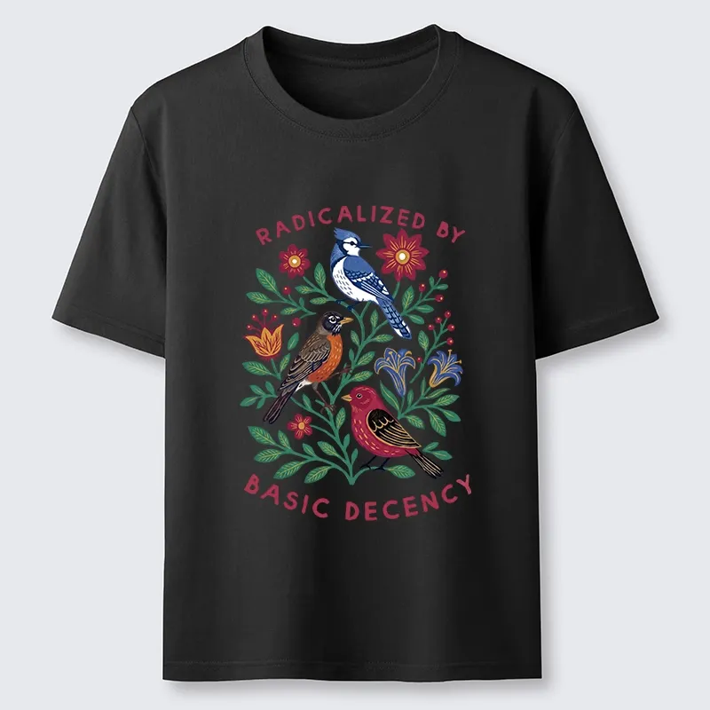 Tokyo-Tiger Birds Love Basic Decency Classic T-Shirt