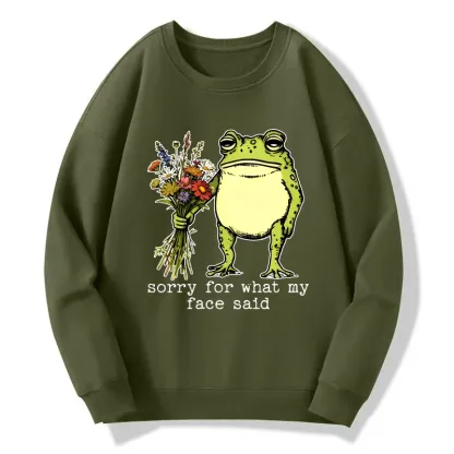 Tokyo-Tiger Frog Sorry Mode Activated Classic Sweatshirt
