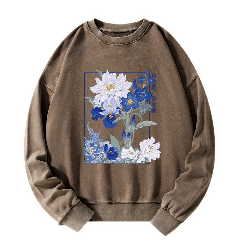 Tokyo-Tiger Blossoms Of The Firmament Washed Sweatshirt