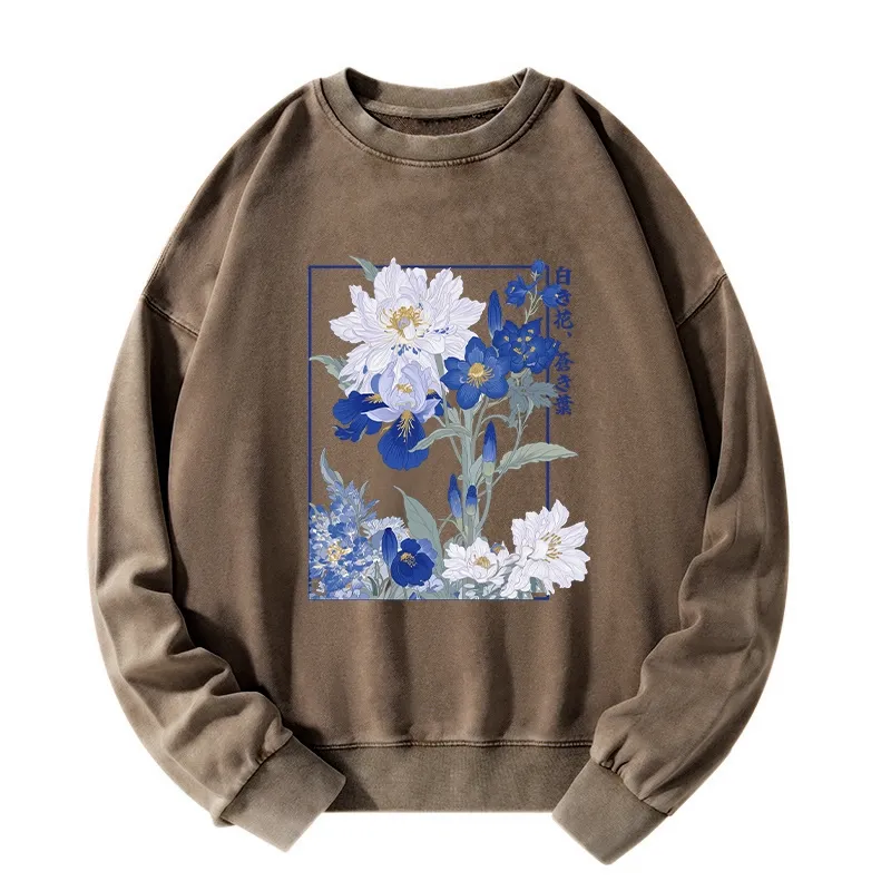Tokyo-Tiger Blossoms Of The Firmament Washed Sweatshirt