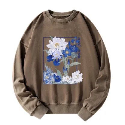 Tokyo-Tiger Blossoms Of The Firmament Washed Sweatshirt