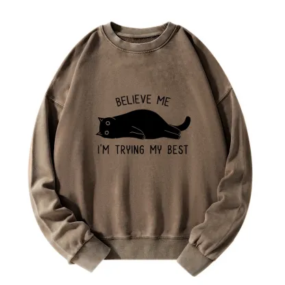 Tokyo-Tiger When Life Is Hard Nap First Washed Sweatshirt