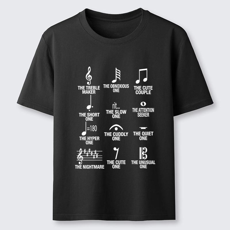 Tokyo-Tiger Musician With Note Types Classic T-Shirt