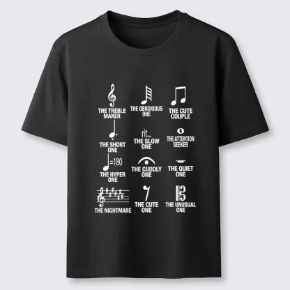 Tokyo-Tiger Musician With Note Types Classic T-Shirt