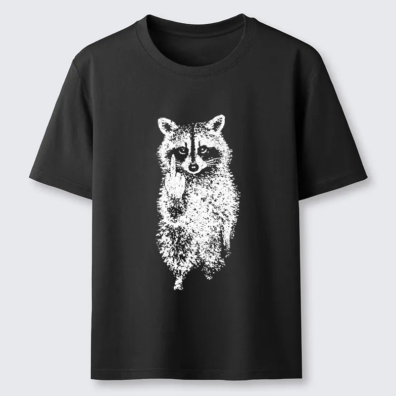 Tokyo-Tiger Raccoon Giving The Middle Finger Classic T-Shirt Sale