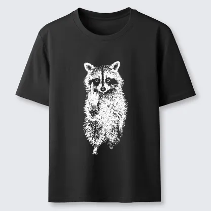 Tokyo-Tiger Raccoon Giving The Middle Finger Classic T-Shirt