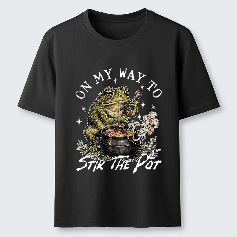 Tokyo-Tiger Frog On My Way To Stir The Pot Classic T-Shirt