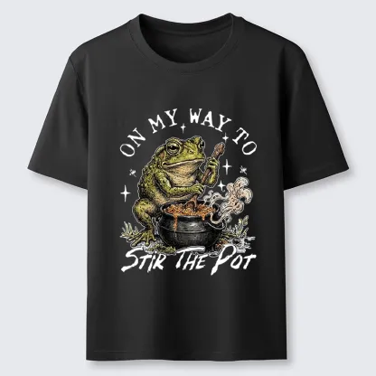 Tokyo-Tiger Frog On My Way To Stir The Pot Classic T-Shirt