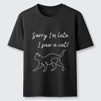 Tokyo-Tiger Funny Cat Lover Meme Line Art Classic T-Shirt