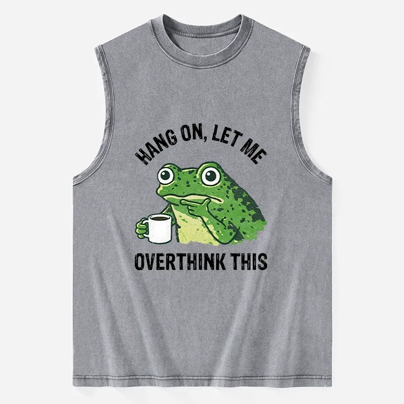 Tokyo-Tiger Overthinking Frog With Coffee Washed Tank Sale