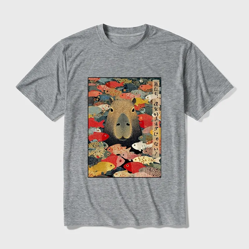 Tokyo-Tiger Am I Too Lovable? Cotton Blend T-Shirt
